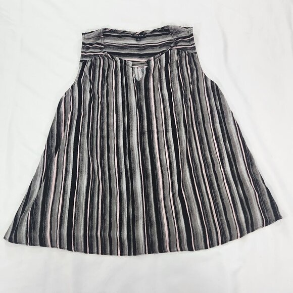 Torrid Striped Sleeveless Blouse Sz 2 - Picture 1 of 6